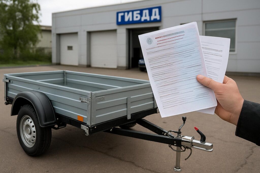 Регистрация прицепа в ГИБДД: документы, сроки, стоимость, типичные ошибки